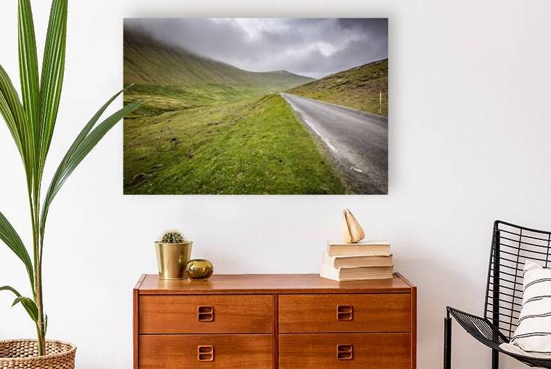 road in faroe island by Gualtiero Boffi