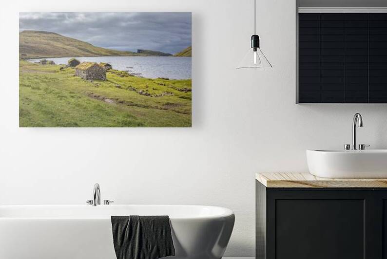 fisherman houses  in faroe by Gualtiero Boffi