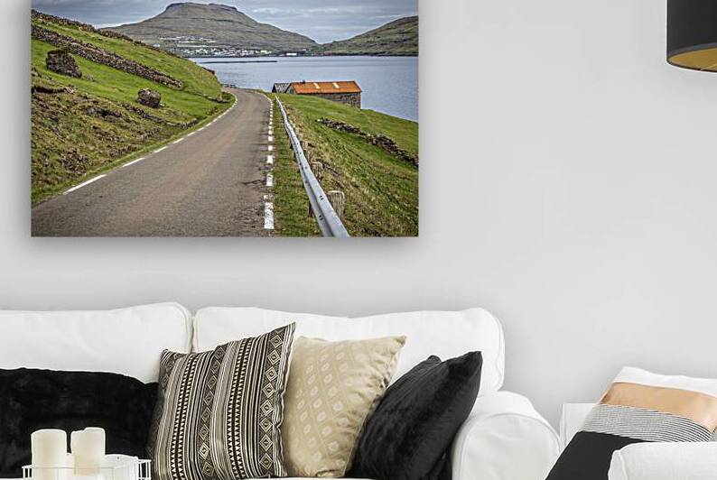 road in faroe island by Gualtiero Boffi