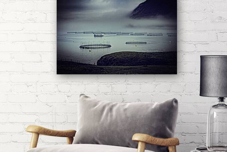 fish farm in faroe  by Gualtiero Boffi
