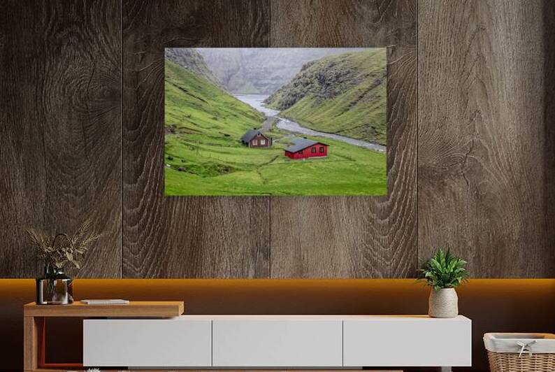 houses in saksun by Gualtiero Boffi