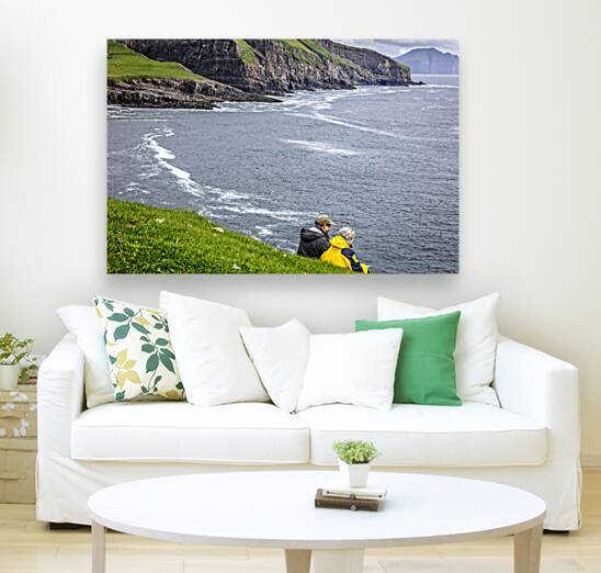 people in mykines faroe islands by Gualtiero Boffi