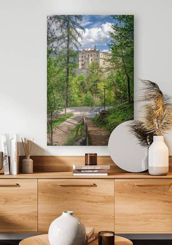 brunico castle view by Gualtiero Boffi