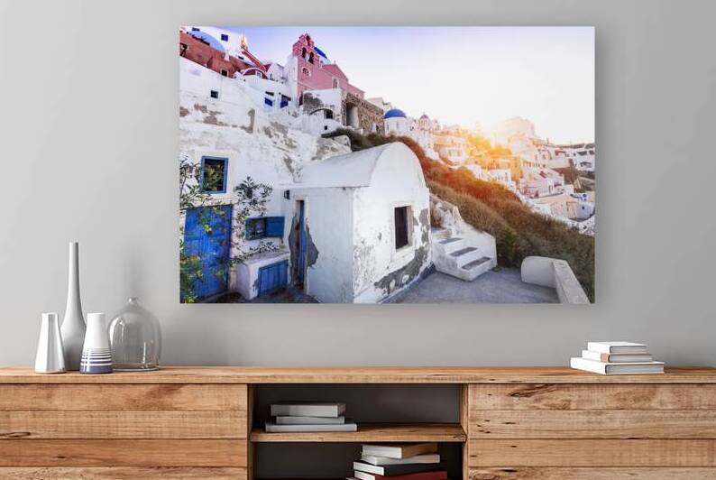 oia santorini greece by Gualtiero Boffi