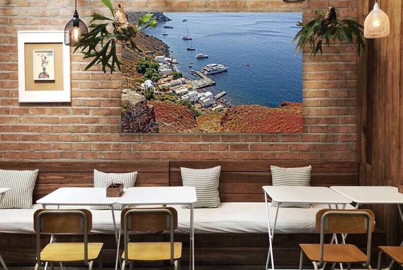 oia santorini greece by Gualtiero Boffi