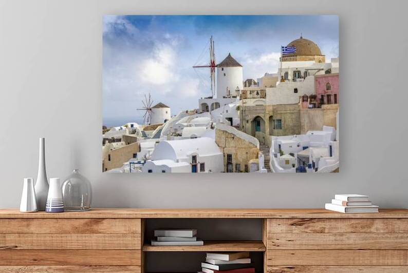 oia santorini greece by Gualtiero Boffi