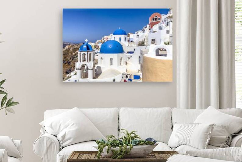 oia santorini greece by Gualtiero Boffi