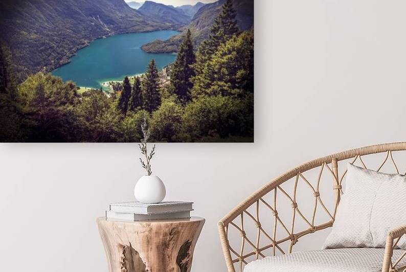 molveno lake view by Gualtiero Boffi