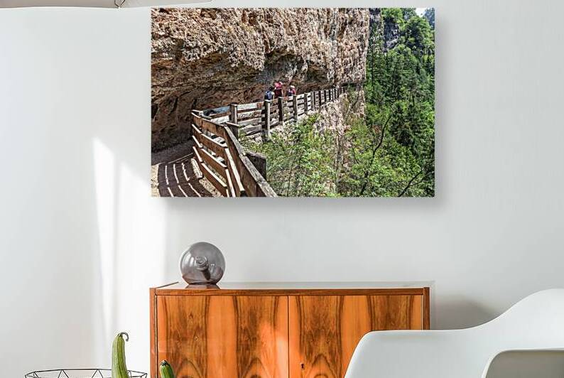 path to san romedio by Gualtiero Boffi