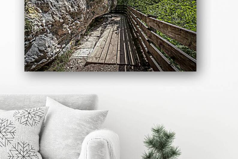 path to san romedio by Gualtiero Boffi