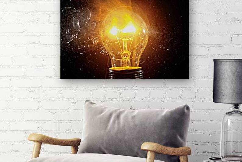 bulb glass explosion by Gualtiero Boffi