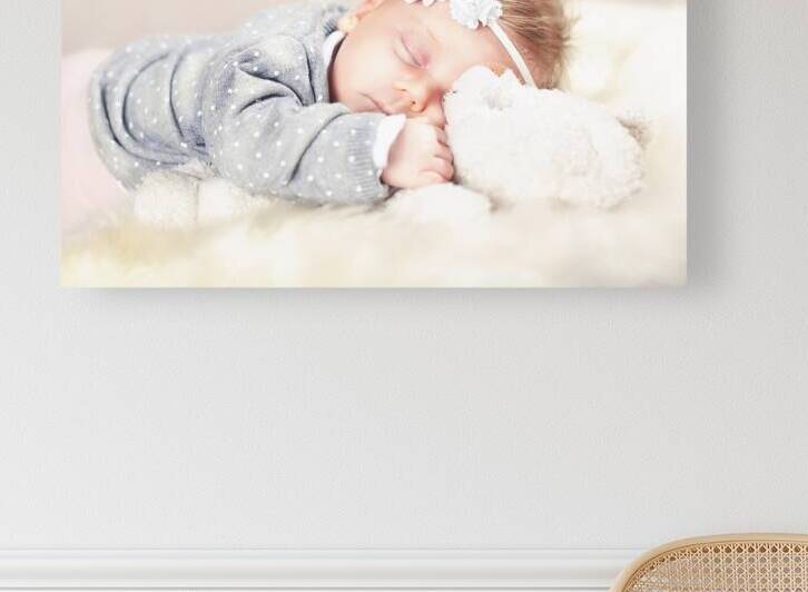 sleeping femal baby by Gualtiero Boffi