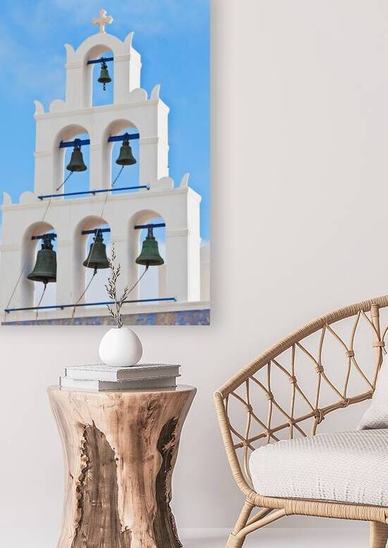church bell in santorini by Gualtiero Boffi