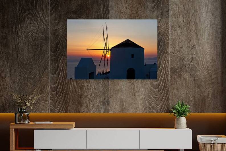 oia mill by Gualtiero Boffi