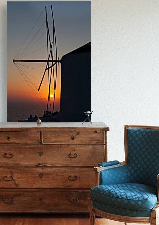 oia mill by Gualtiero Boffi