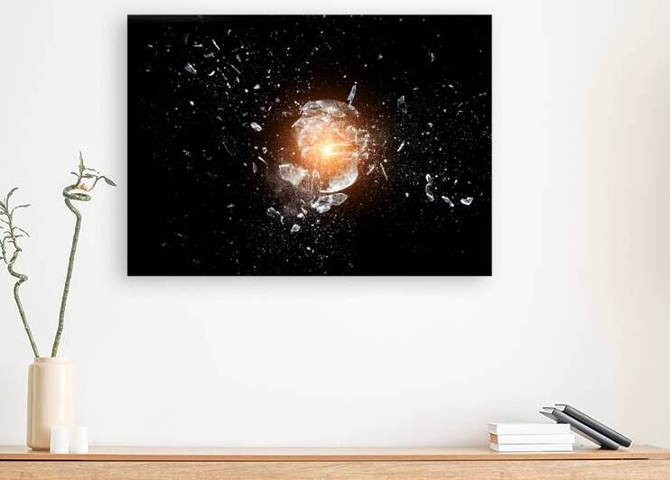 glass  explosion by Gualtiero Boffi