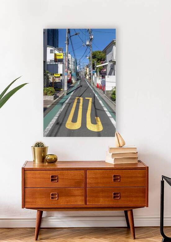 detail of a characteristic street in the Ueno district by Gualtiero Boffi
