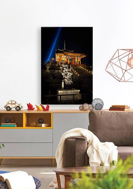 Kiyomizu dera temple illuminated at night  by Gualtiero Boffi