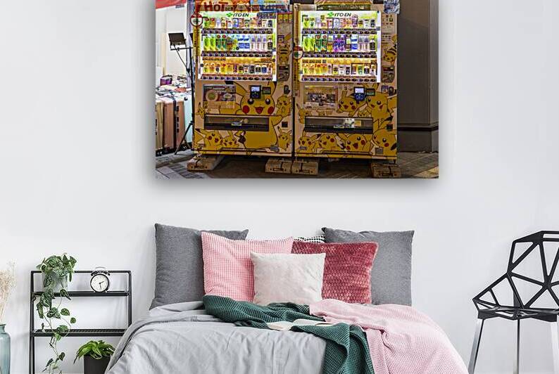 Pikachu themed vending machines  by Gualtiero Boffi