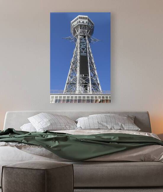  Tsutenkaku tower in osaka Hitachi  by Gualtiero Boffi