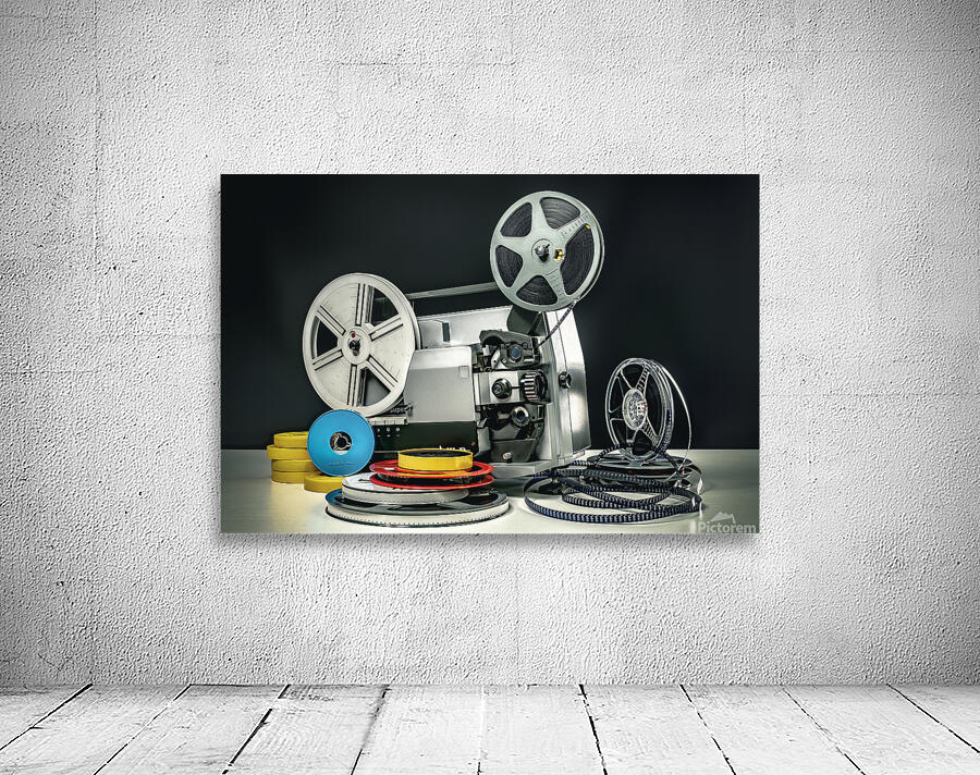 old 8mm film projector  Wall Preview