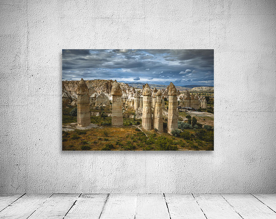 famous rock formations in love valley.  Wall Preview