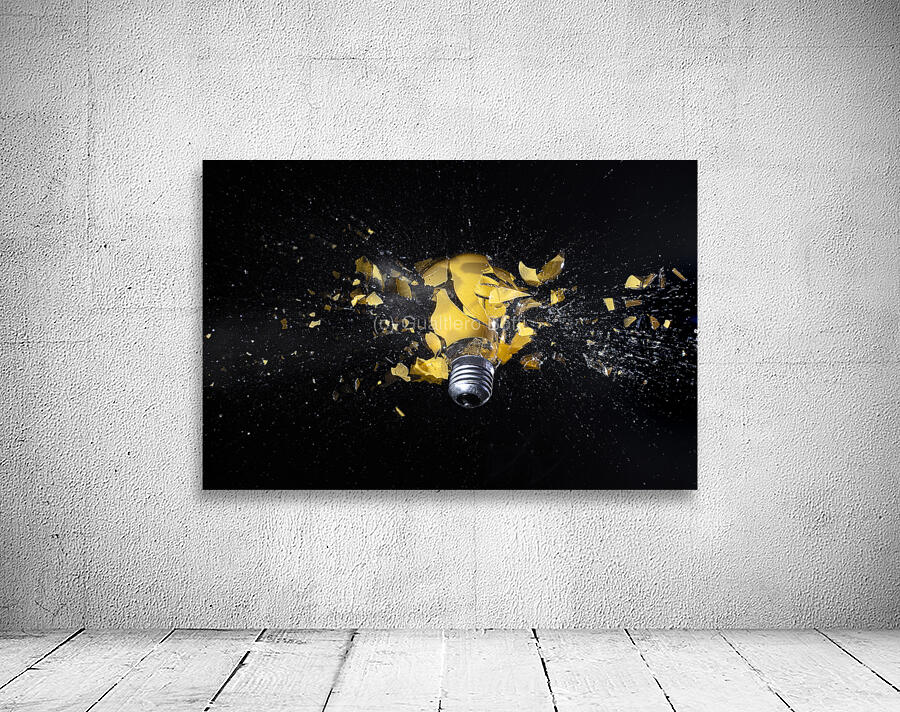 light bulb exploding  Wall Preview
