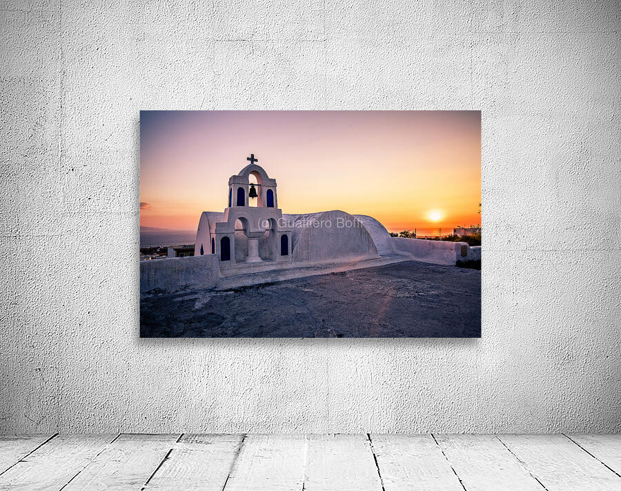 oia at sunset Wall Preview
