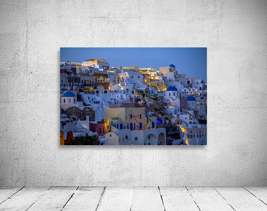 oia at sunset Wall Preview
