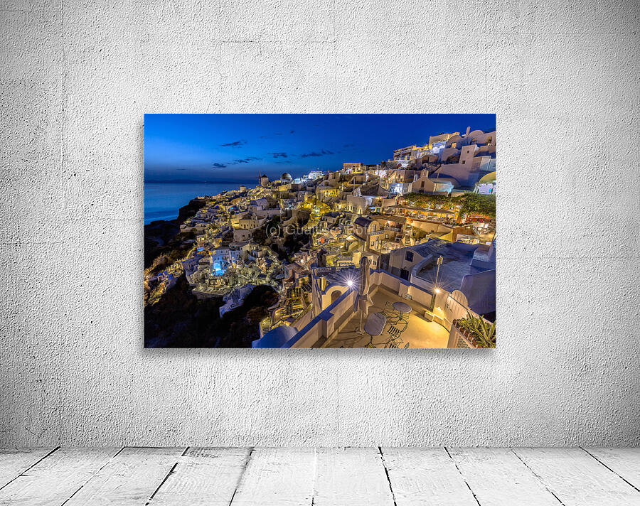 oia at sunset Wall Preview