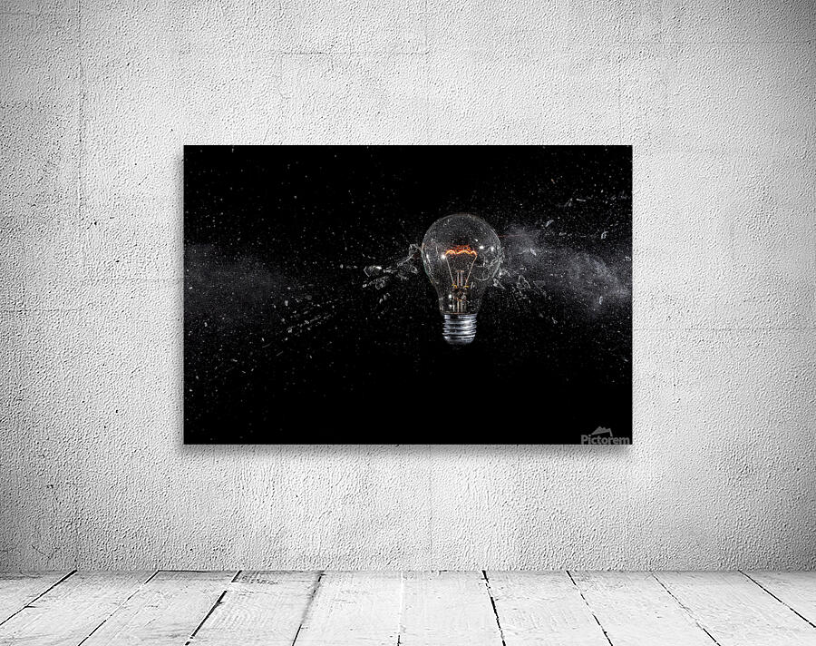 glass bulb explosion Wall Preview