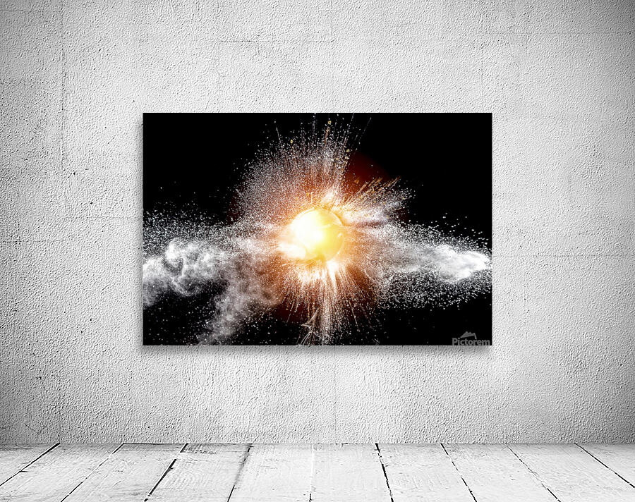 real explosion background Wall Preview