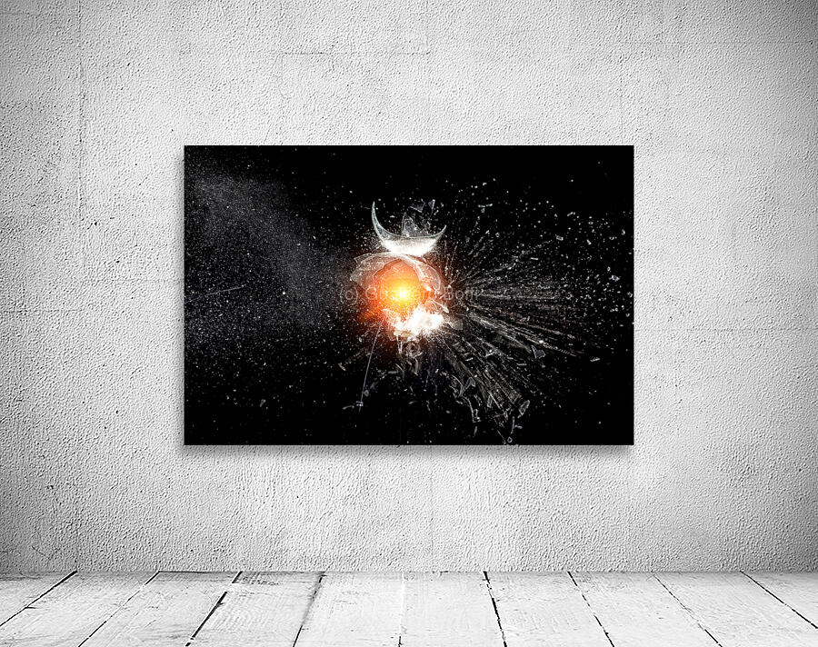 real explosion background Wall Preview