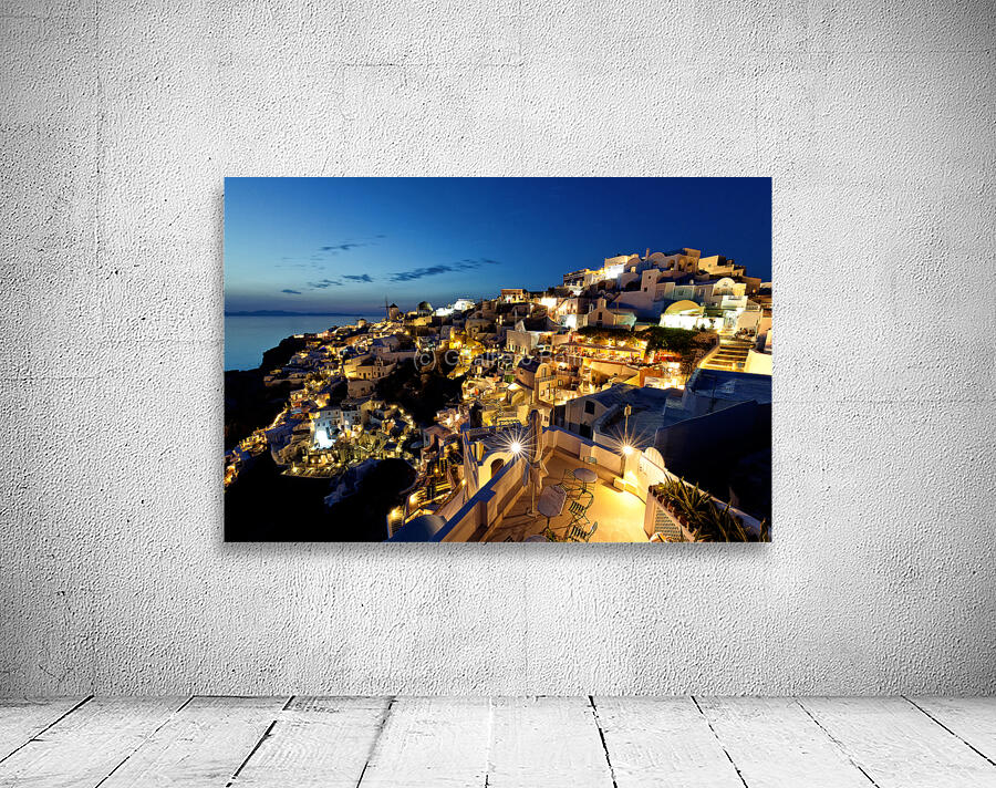 oia night view Wall Preview