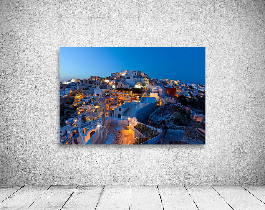 oia night view Wall Preview