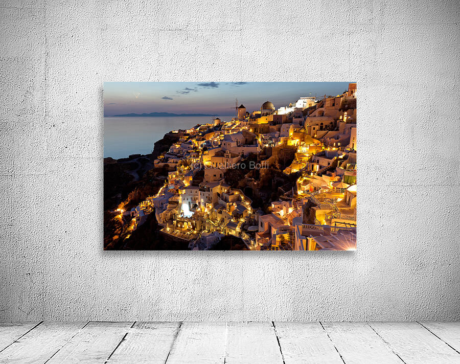 oia night view Wall Preview