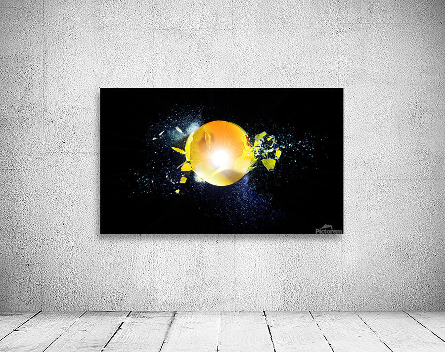 glass explosion Wall Preview