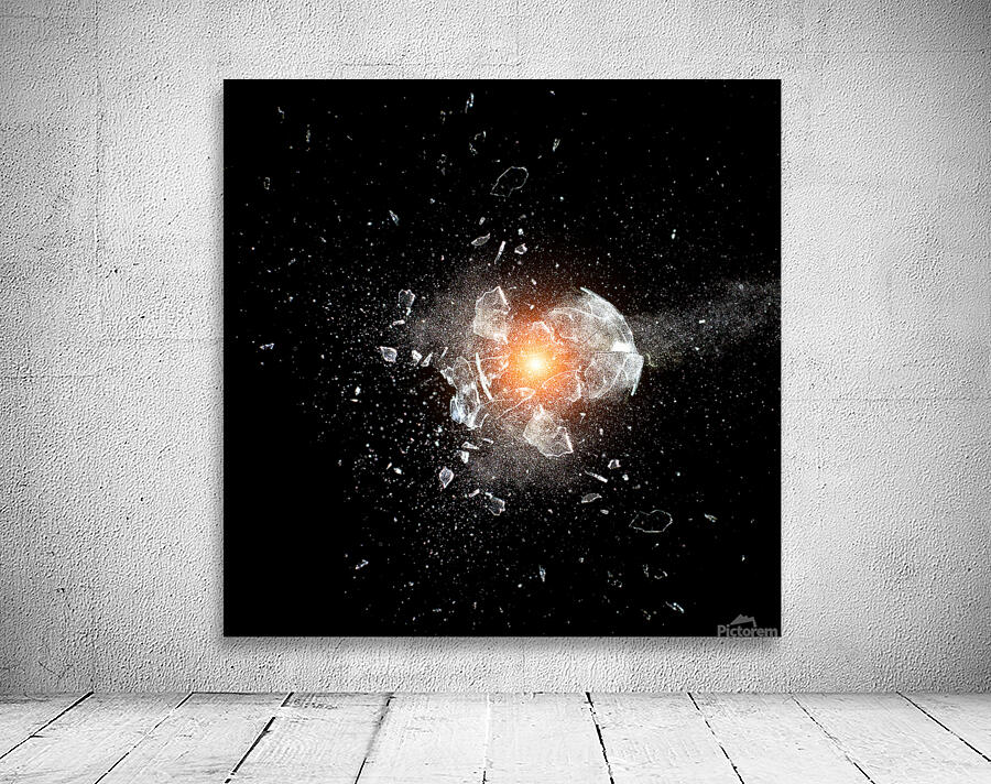glass  explosion Wall Preview