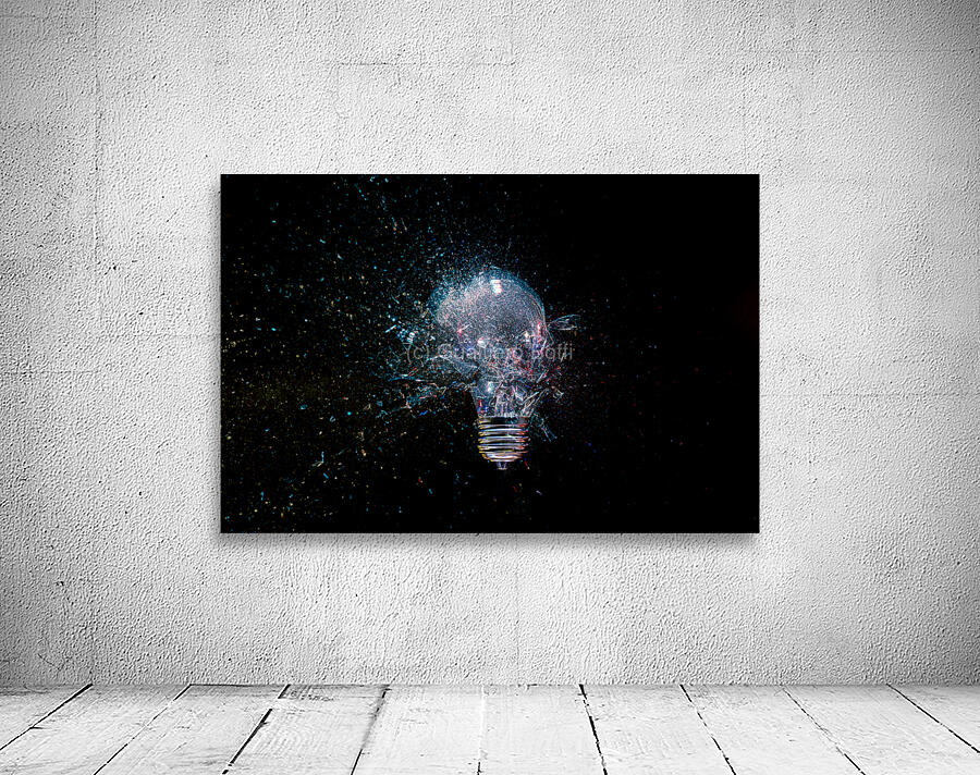 Lightbulb is exploding Wall Preview
