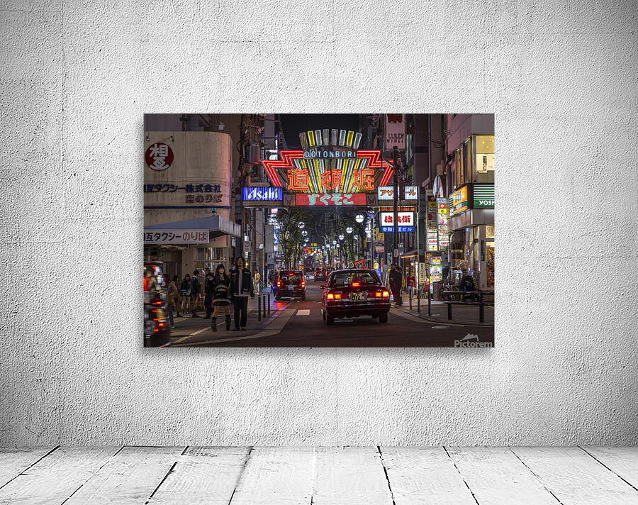 road in dotonbori Wall Preview