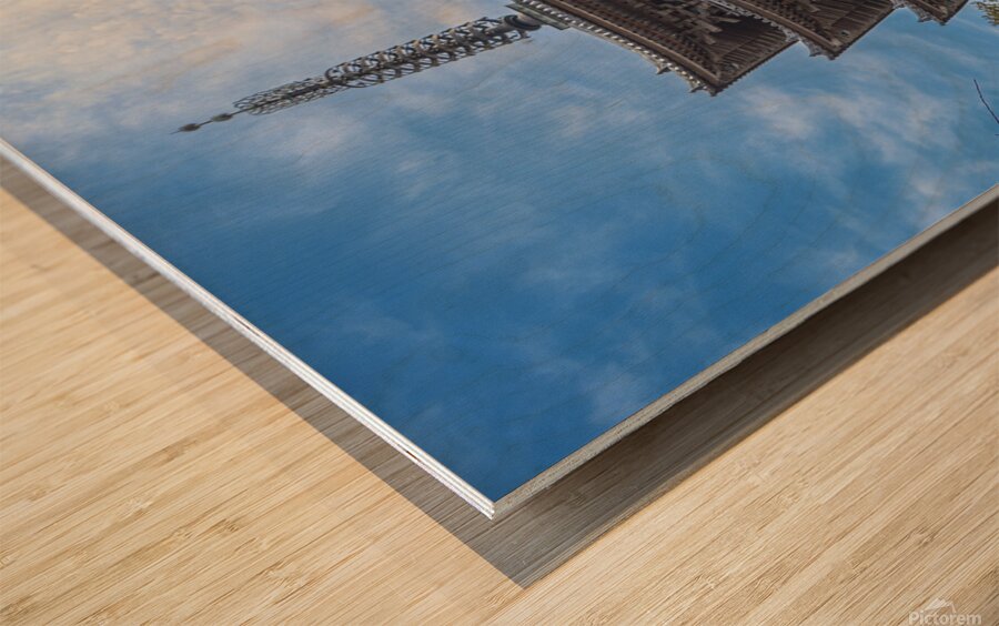 Five-storey pagoda of Daigo-ji Temple and monks  Wood print