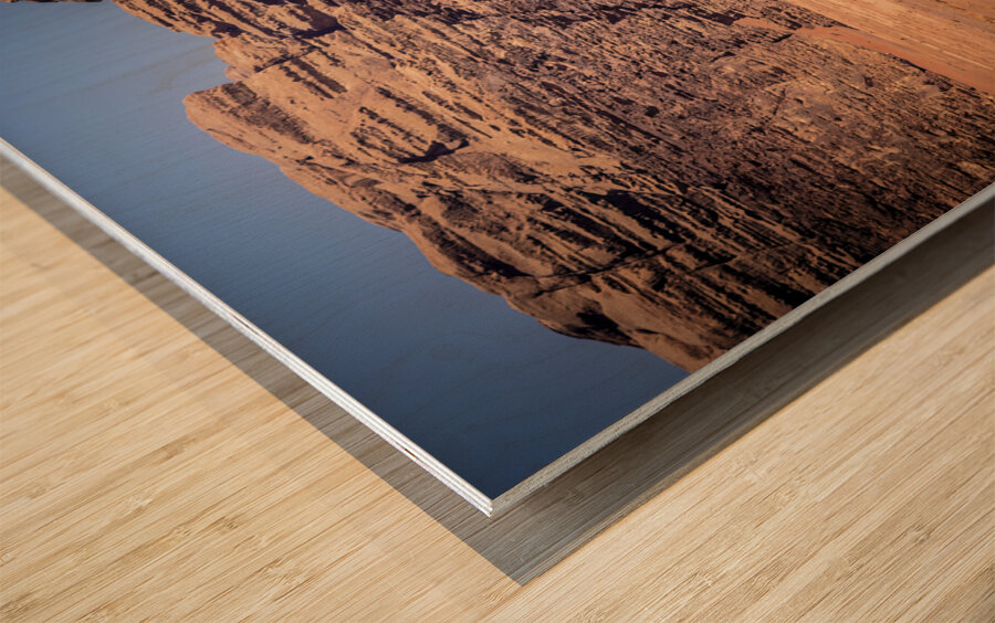 view of the wadi rum desert  Wood print