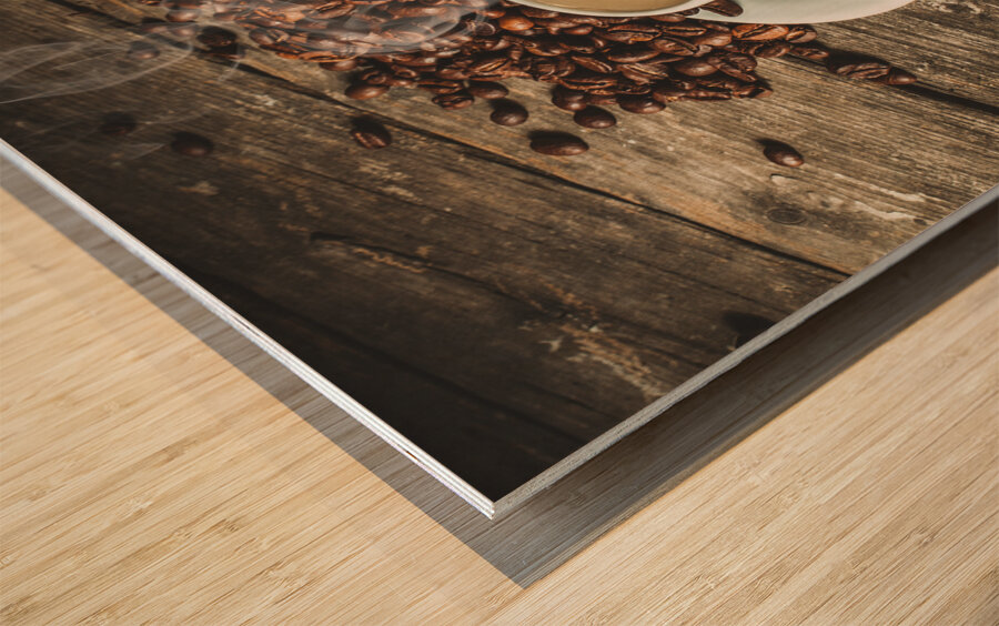 coffee background Wood print
