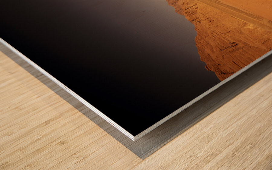 wadi rum landscape Wood print