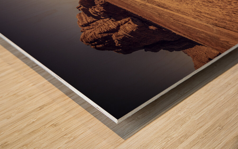 wadi rum desert Wood print