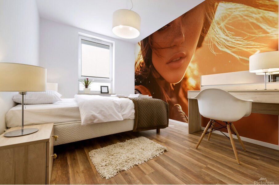 Athletic Pin up  2 Mural print