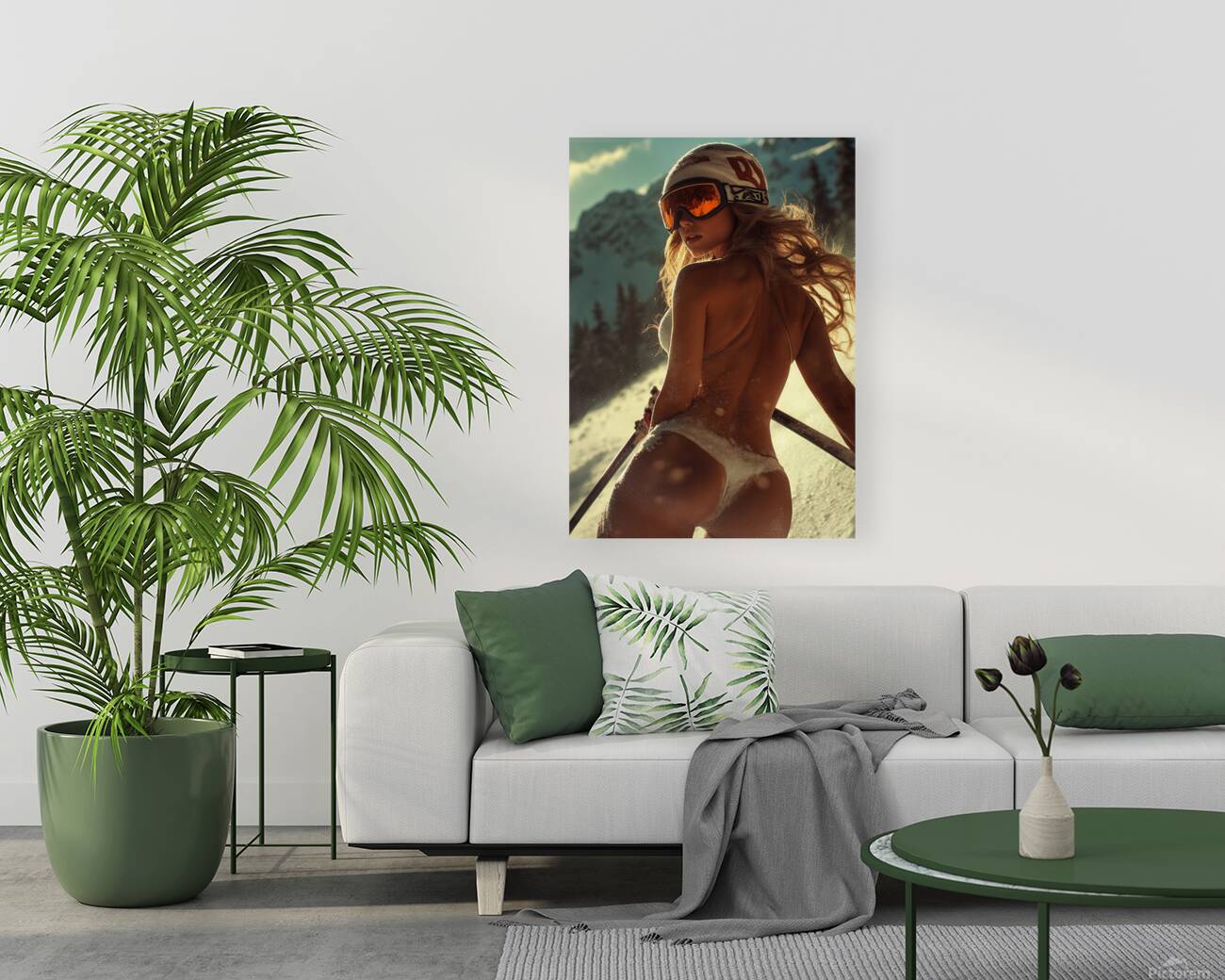Athletic Pin up  17 Reproduction