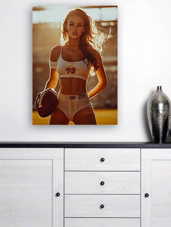 Athletic Pin up  4 Reproduction