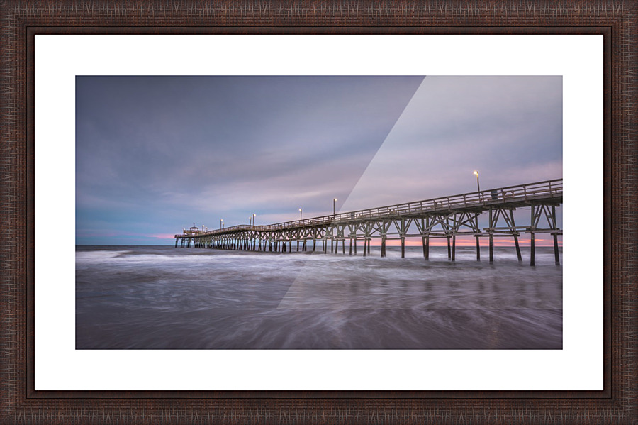CherryGrovePier 7 Picture Frame print