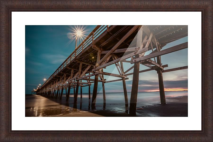 CherryGrovePier 4 Picture Frame print